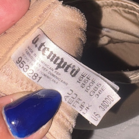 B Temptu Tan full coverage Bra, size 38DDD - Picture 3 of 6